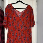 Maurice's  Red Floral Maxi Dress Photo 1