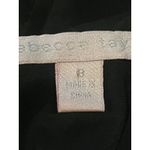 Rebecca Taylor  Shirt Womens 6 Black Silk Beaded Embellished Flowy Tank Top Photo 6
