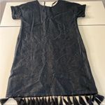 Madewell  tassel shift dress embroidered small Photo 3