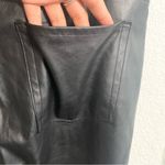 Old Navy  Womens Pants Black Faux Leather OG High Rise Straight Plus Size 18 Photo 6