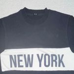 Brandy Melville Blue New York Crew Neck Photo 2