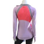 Lucy Activewear Lucy Tech  Cowl Neck 1/4 Zip Purple Long Sleeve with Thumb Holes Women's Size S Photo 2
