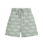 ONIA  Sage air linen elastic drawstring printed linen ratti branch blend shorts Photo 1