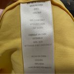 Joie  100% Silk Rancher Yellow Pocket Shell Top Large L Photo 4