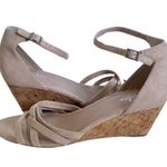 Charles by Charles David New  Tan Suede Wedge Sandals Photo 0