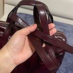 YSL Yves Saint Laurent Burgundy Soft Leather Bag Photo 8