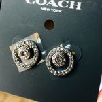 Coach  Silver Halo Earrings NWT​ Photo 1