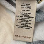 Soft Surroundings Vigne Tropical Yellow Black Shell Tunic Blouse Pearl Sz Small Photo 7