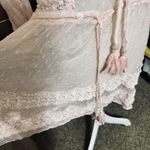 Chelsea and Violet Chelsea Violet Dress Womens M Pink Sheer Lace Boho Romantic Coquette Photo 4