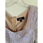 Lulus Lilac Lace Mini Dress Purple Lilac Size Large NEW Photo 2