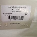 AGOLDE  Sophie Mid Rise Ankle Denim Jeans Phantom White Skinny Stretch Size 30 Photo 12