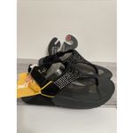 Fit Flop Flare‎ Women's 9 Black With Adjustable Strap And Wobble Board NIB Photo 1