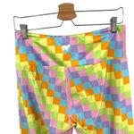 Goldsheep Checker Leggings Pastel Multicolor Size XXL Yellow Photo 5