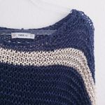 ZARA Knit Long Sleeve Chunky Stripe Sweater Photo 1
