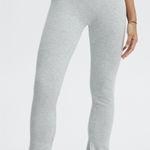 Fabletics  Cloud Seamless High-Waisted Split Flare Light Heather Grey Size S Photo 0