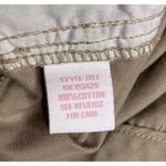 Womens Bamboo Traders Embroidered Palm Tree High Rise Chino Khaki Capri Pants 10 Photo 5