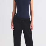 SKIMS Cotton Jersey T-Shirt Brief Bodysuit in Navy, Size Small Photo 1