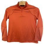 The North Face Women's Size XL Coral Orange Pink Performance 1/4 Zip Pullover Photo 0