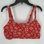 SKIMS  Fits Everybody Scoop Bralette AOP All Over Print Winter Holidays 2XL 2X Photo 0