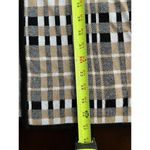 Anne Klein Plaid Women Wrap Sweater Coat Buckle Closure Size M Excellent Cond. Photo 9