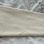 Jenny white cable knit fisherman chunky crewneck sweater, size L preppy cottage Size L Photo 7