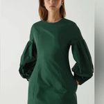 COS  volume sleeve waisted dress size 4 Photo 12