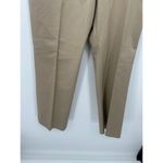 Michael Kors Khaki Dress Pants Women 18W Gramercy Fit Cotton Stretch Trousers Photo 2