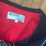 Vintage 90s Marc Oliver by Miri Couture Bespoke Boutique jacket cotton size 8 Red Photo 1