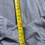 Umgee  womens large linen blend baby blue ruffle shorts no pockets elastic waist Photo 2