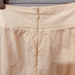 Merona Women Vintage Cream Embroidered A-Line Smocked Skirt Size 6 100% Cotton Photo 6