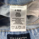 Aeropostale  4 Mom Jean Button Fly Sky Blue Denim Pants Photo 7