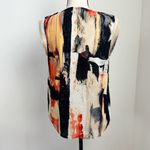 Mossimo Artsy Abstract Top S Brushstroke Sleeveless Blouse Boho Chic Indie Y2K Black Size undefined Photo 2