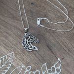 Sterling Silver Celtic Horse Pendant Necklace Photo 8