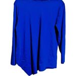 Habitat  Clothes To Live In Womens Small Blue Cotton Asymmetrical Blouse Photo 5