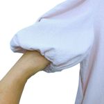 Cynthia Rowley Linen Blend Puff Sleeve Dress L Pink Photo 8