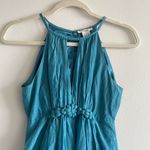Anthropologie Anthro Esley Teal Silk Blend Dress Photo 1