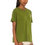 We The Free Free People Revolve Boyfriend Tee Women's XS Green Boho Hippie Photo 1