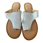 Coconuts by Matisse Women's Silver Whitney Leather Slip On Sandal Size 9 Photo 0