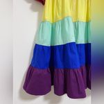 Blue b Colorful Rainbow women’ Dress Red Photo 6