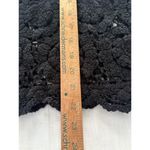 Helen Hinson Crochet Tank Top Small Black Open Knit Boho Festival Hippie Goth Photo 8