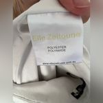 Elle Zeitoune Alexa Silver Sequined Long Sleeve Asymmetrical Mini Dress Size M Size M Photo 4