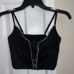 SheIn Black crop top with diamanté detailing #glam Photo 0