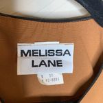 Vintage Cropped Bolero Jacket Rust Black Piping Sz Small Brown Photo 6