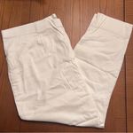 Nic+Zoe  Seams All Day Denim‎ Slim Pull-On Crop Pant in Paper White Plus Size 20W Photo 0