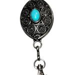 Silver and turquoise concho belt! White Photo 3