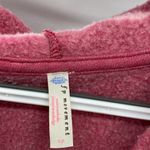 Free People Movement Tie dye pink believer tie up semi cropped hoodie oversized Photo 2