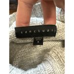 Sanctuary Cable Knit Turtleneck‎ Sweater Women's Long Sleeve Pullover Gray Photo 6