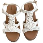 Torrid EUC  Macrame Espadrille Wedge Sandals Size Photo 1
