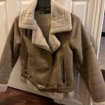 ZARA  Faux Shearling Jacket Photo 0