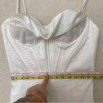 House Of CB  L D-DD‎ Myrna Ivory Corset Slip Dress white NWOT  $269 Photo 9